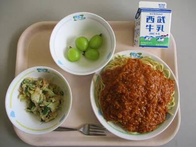 今日の給食