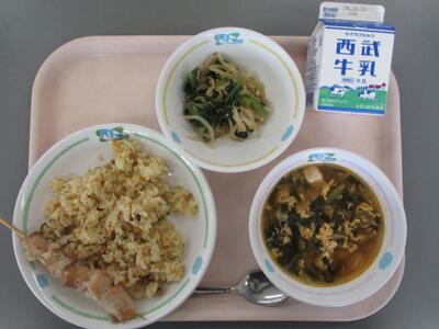 今日の給食