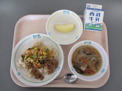 今日の給食