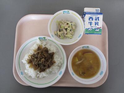 今日の給食