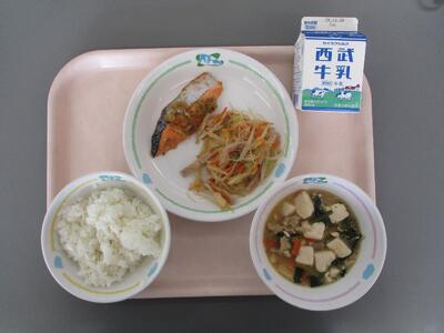 今日の給食