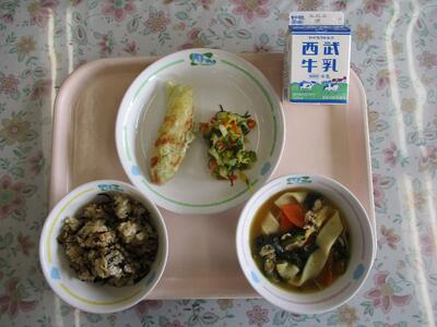 今日の給食