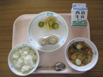 今日の給食
