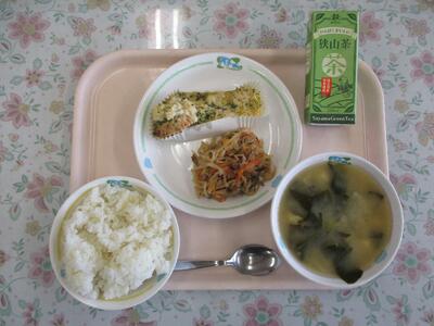今日の給食