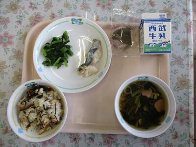 今日の給食