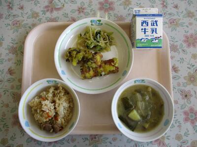 今日の給食