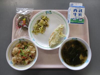 今日の給食