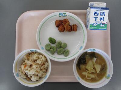 今日の給食