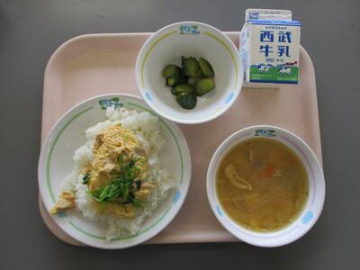 今日の給食