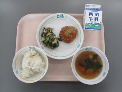 今日の給食